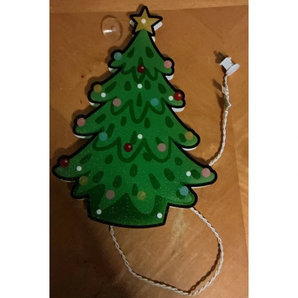 Holiday Time Shimmer Tree Light, Window Christmas‎ Decoration